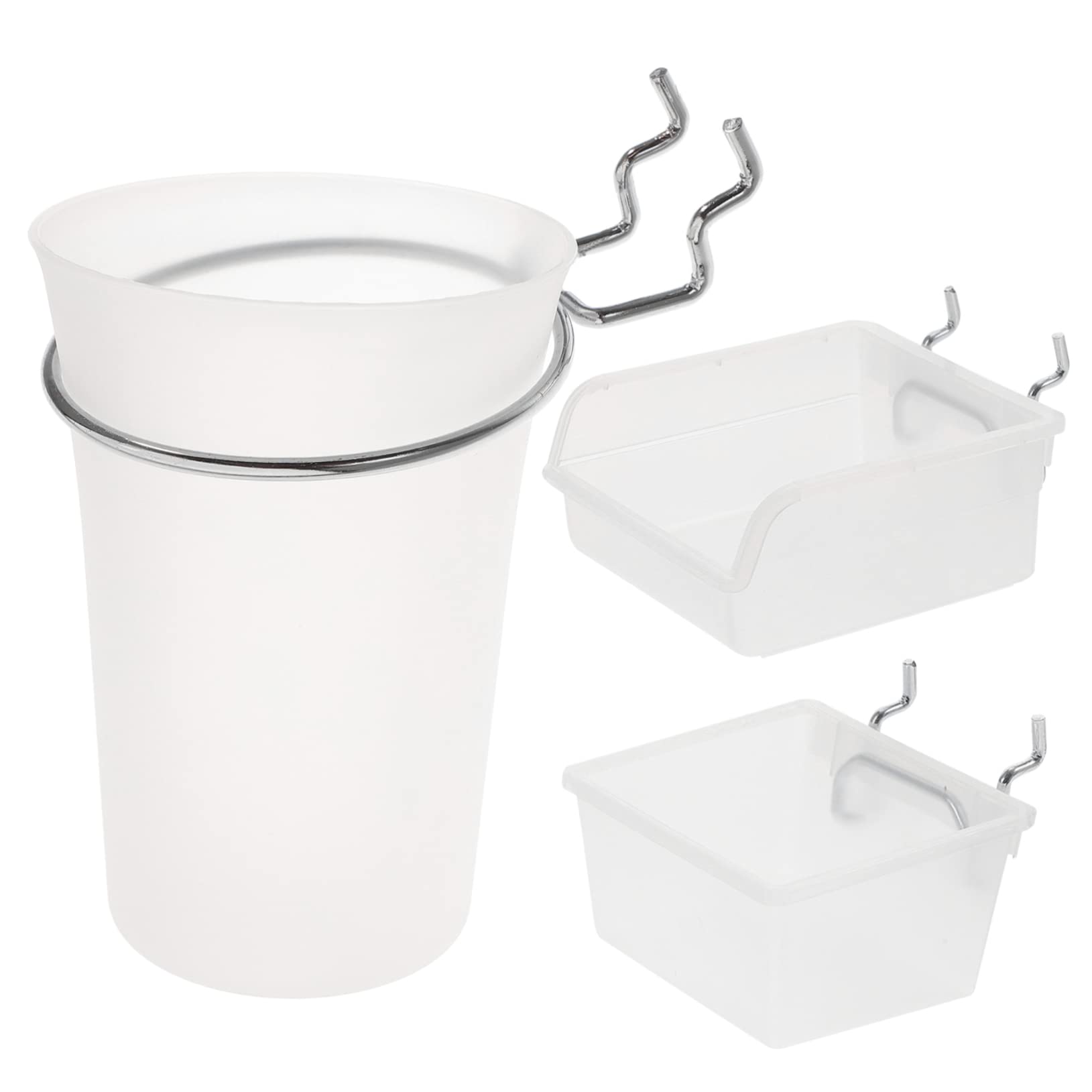 Unomor 1 Set Small Parts Storage Organizer Garage Accessories Organiser for Garage Pegboard Hooks Peg Board Mounted Holders Accessory Organization Fastener Storage Parts Bins Steel