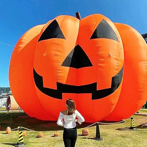 Aufblasbare Halloween-Kürbis-Deko mit LEDs, 3 m – Bild 7