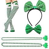 【Materiales de alta calidad】 Este juego de disfraces de fiesta del Día de San Patricio está hecho de material de alta calidad, que es ecológico y duradero. Si se trata bien, se puede utilizar varias veces.