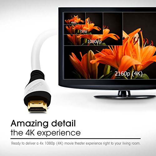 Câble HDMI 4K pour brancher un décodeur et une console de jeux sur TV