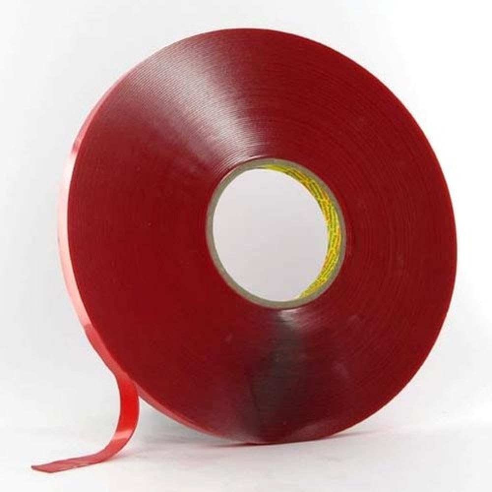 3M VHB 4910 Cinta Adhesiva, 6 mm x 33 m, 12 unidades, Transparente