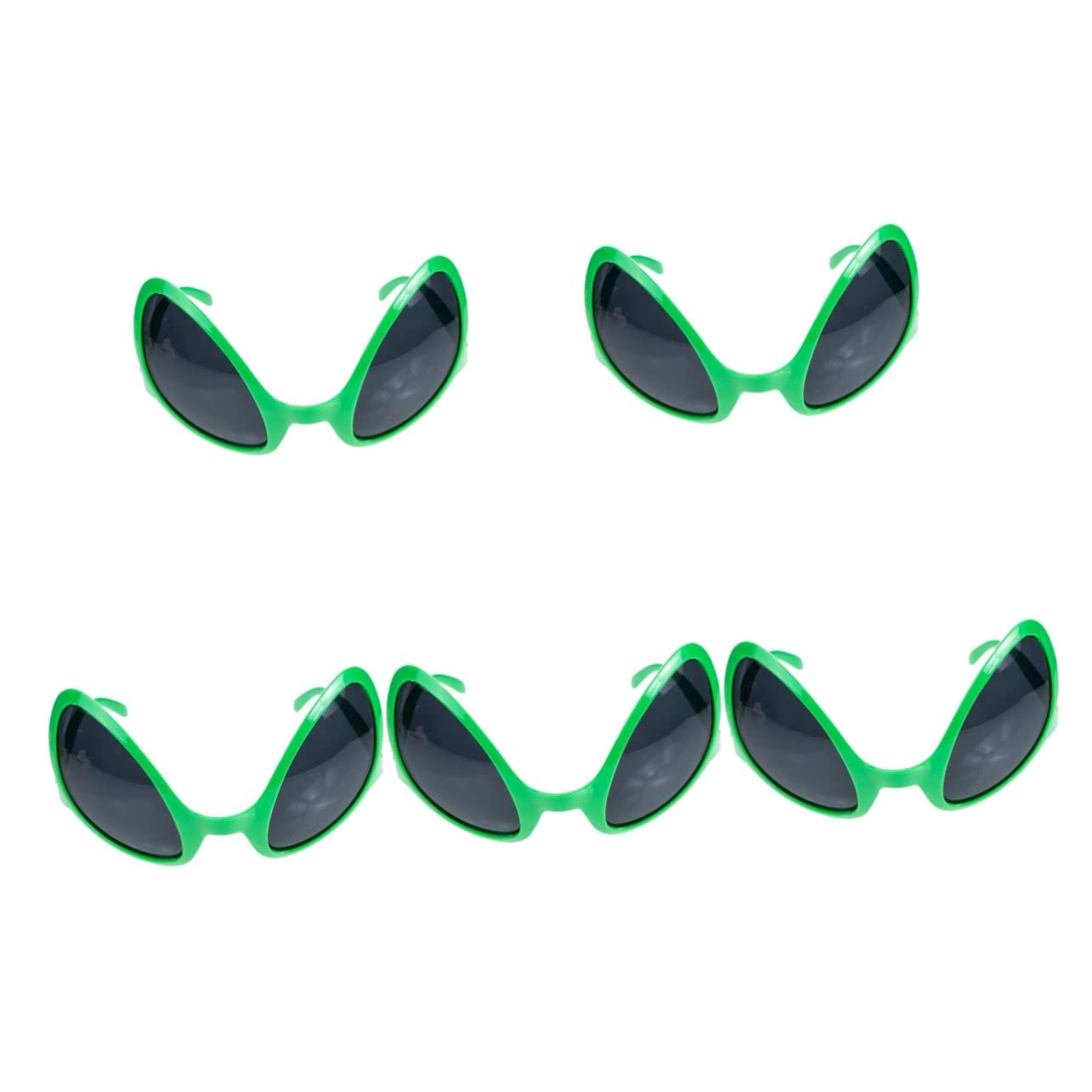 Amosfun 5pcs Alien Sunglasses Alien Cosplay Prop Alien Costume Toy Alien Eyeglasses Toy Alien Eyewear Accessory Adults Alien Eyewear Men Alien Eyeglasses Alien Cosplay Glasses