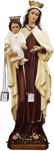 Miniatura 6 de Escapularios católicos, paquete de 3 collares católicos de escápulos católicos, regalo para la primera comunión y confirmación, decoración de arte