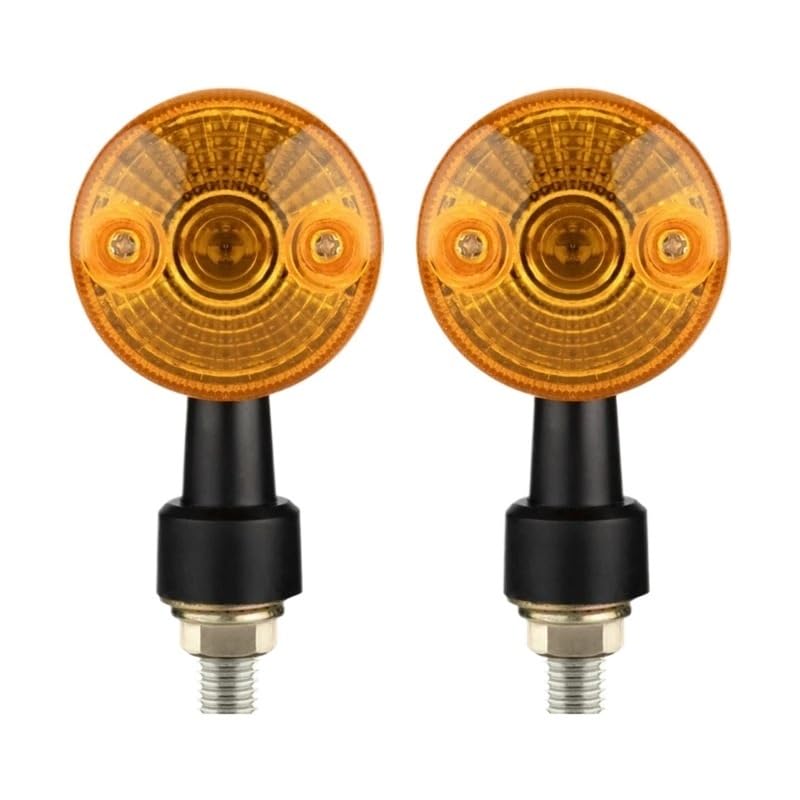 Clignotants de moto ronds vintage ambrés pour Suzuki GN CG125 de remplacement