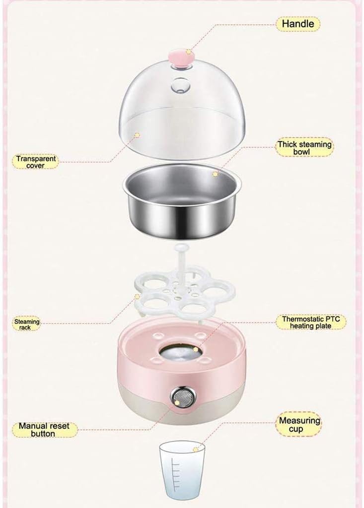 Egg Cooker,Electric with Eggs Capacity,Multi-function Maker,Soft/Hard - Boiler Rapid & Poacher, Food
