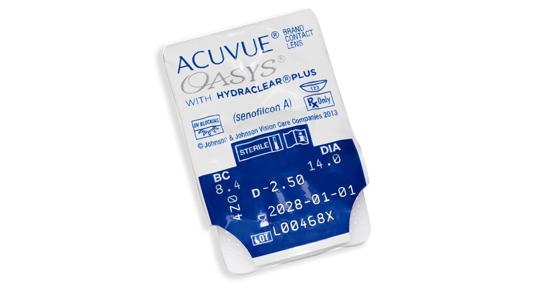 ACUVUE® OASYS with HYDRACLEAR® PLUS - Reemplazo Quincenal - protección UV - 6 lentes