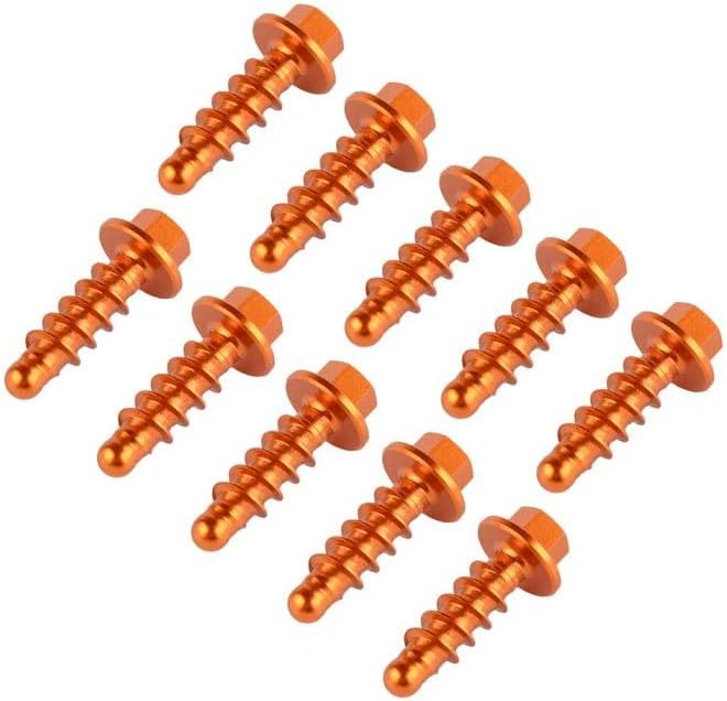 10PCS Universal Fairing Bolts Self-tapping Screws Kit For SX SXF XCW EXC