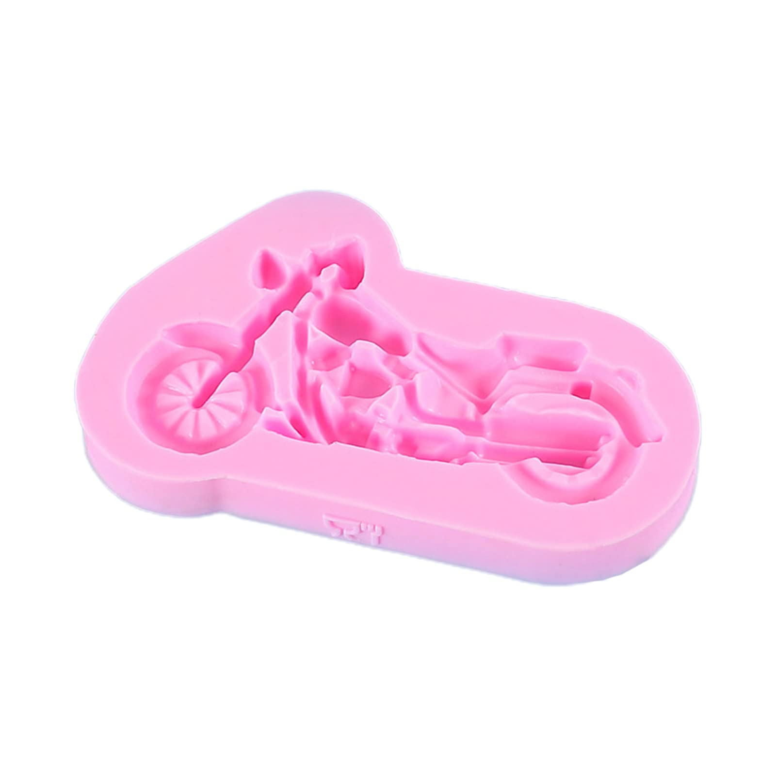 Fazvncv Motorcycle Silicone Mold Bicycles Tools Chocolate Fondant Mold for Cake Decorations Cupcake Baking Bike Cake Silicone Motorcycle Molds Chocolate Fondant