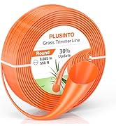 PLUSINTO String Trimmer Line .065", 550 Feet Weed Eater String, Round Trimmer Line for Universal ...