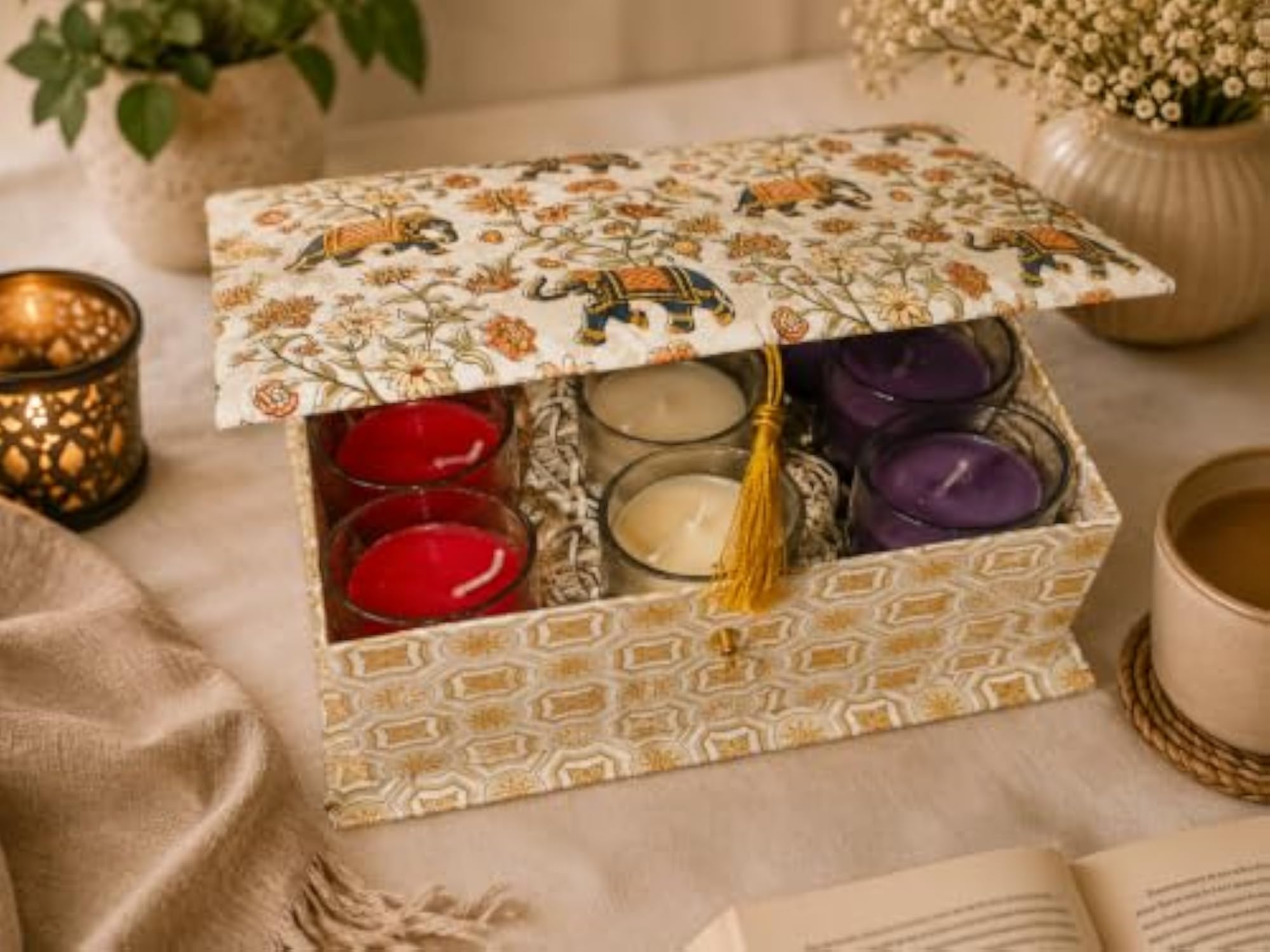 6pc Scented Votive Candle Gift Set, Aromatherapy Candles