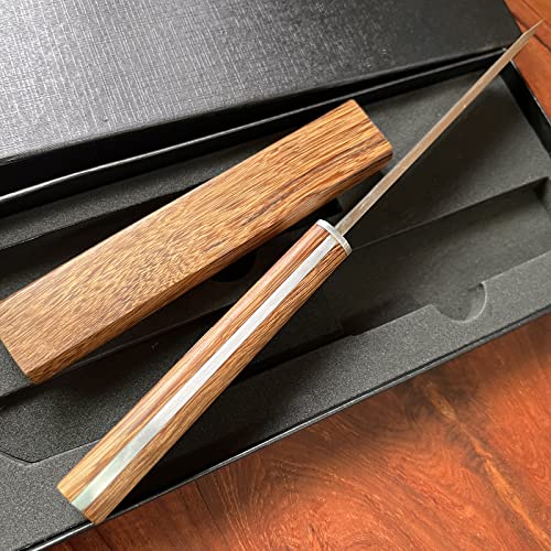 Madsabre Handmade Samurai Custom Full Tang Classic Japan Katana - Tanto Fixed Blade For Outdoor Tactical,Hunting,Survival Knives +Wooden Sheath #TOP7