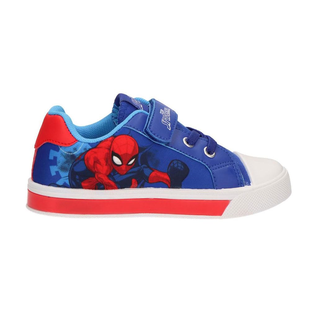 CERDÁ Life's Little Moments Unisex Kinder Zapatillas Con Luces Spiderman Loneta Infantil – Zapatillas Con Luces Suela PVC para Niño Y Niña, Ligeras Y CómodasSneaker