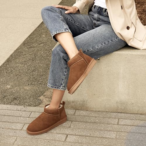 Image of DREAM PAIRS Ankle Winter Mini Boots for Women