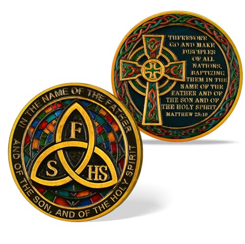 BraveBloom Trinity Christian Challenge Coin – in The Name of