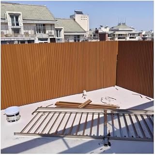Weatherproof Wood Plastic Composite Fence Panels - Durable Privacy Barri...