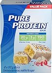 Pure Protein Barres - Sans gluten nutritif Protein Barres (caoutchouc d'arachide) + Cake d'anniversaire) (Pack de 12)