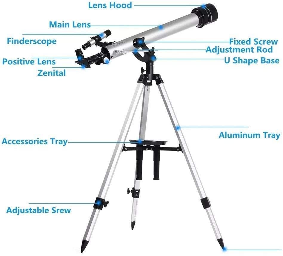 Telescopio astronómico con trípode y zoom 675X miniatura 2