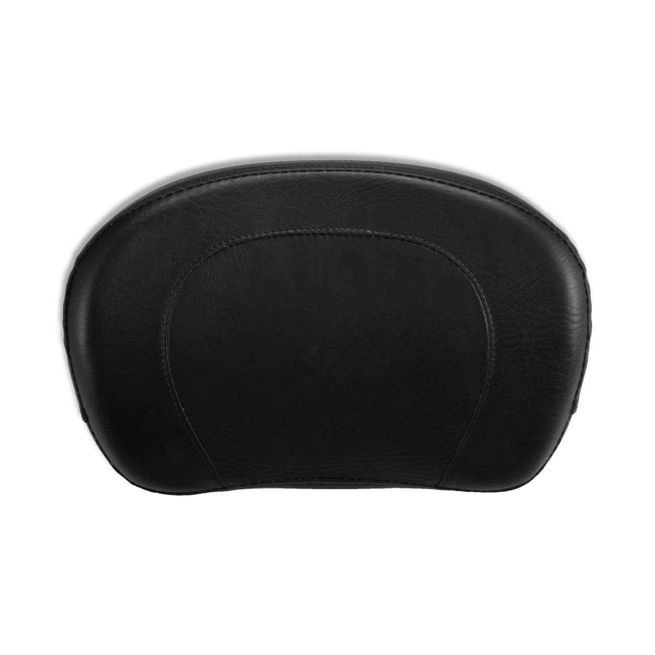 Cuscino Posteriore In Pelle Nera Per Moto Harley Sportster Forty Eight XL1200 XL883 XL72 XL48, Strisce Orizzontali
