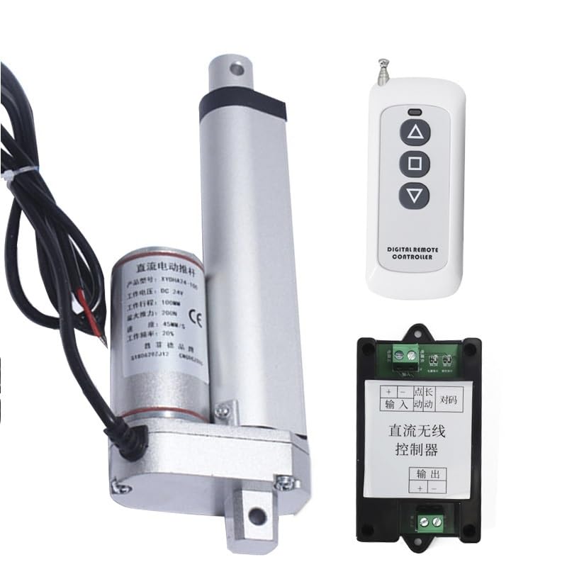 Actionneur linéaire électrique 12V 24V avec moteur d'entraînement CC pour automatisation