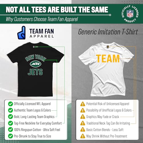Image of NFL Gameday Cotton Blend T-Shirt for Men and Women - Licensed