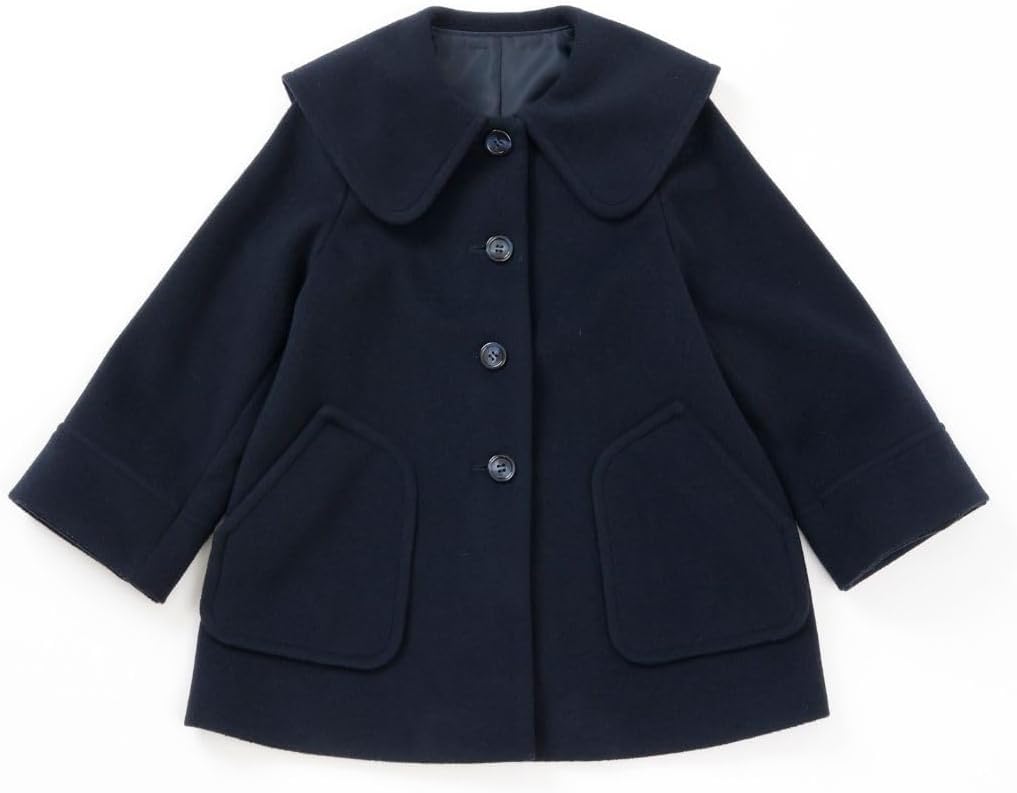 Amazon | [ショパン] BIGカラーAラインコート 100cm グレー