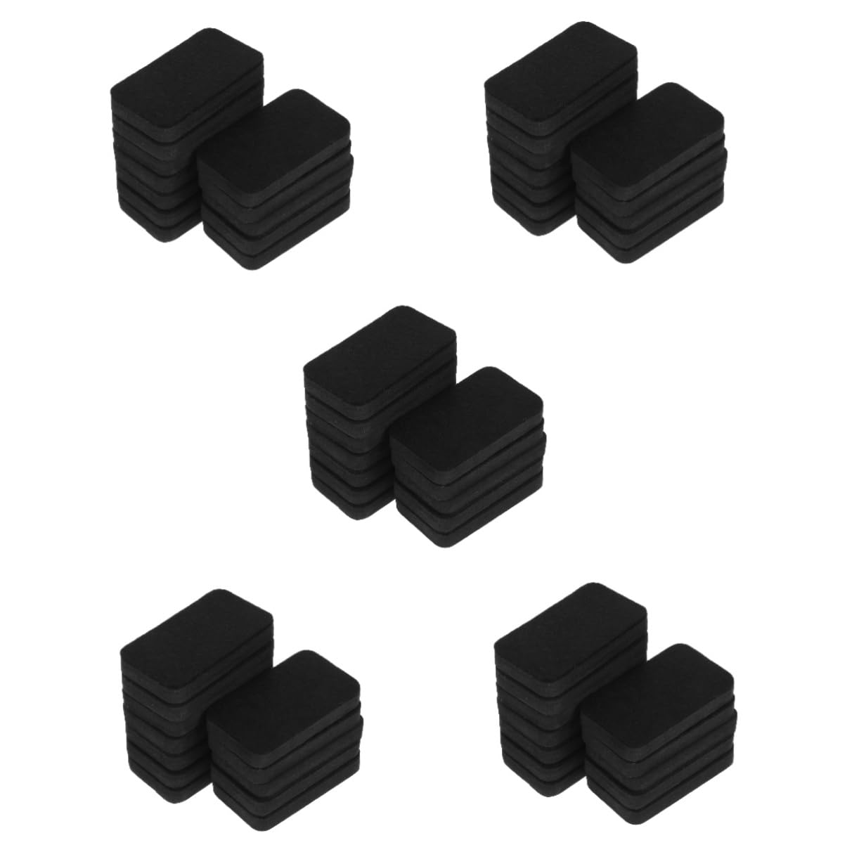 OSALADI 5 Series Borrador Magnético Para Pizarra Borradores Pizarra Borrable Borrador Seco Para Pizarra Útiles Para El Aula Borrador Portátil De Borrado En 12 piezas x 5