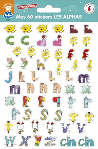 Mes 60 stickers les Alphas - Nouvelle édition 2022