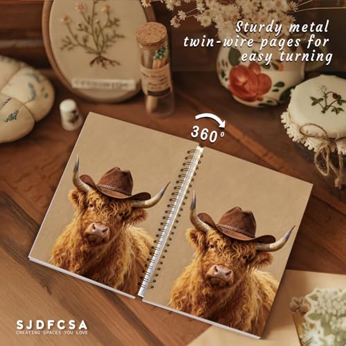 Carnet vache des Highlands pour ne plus oublier vos notes de bureau - 4
