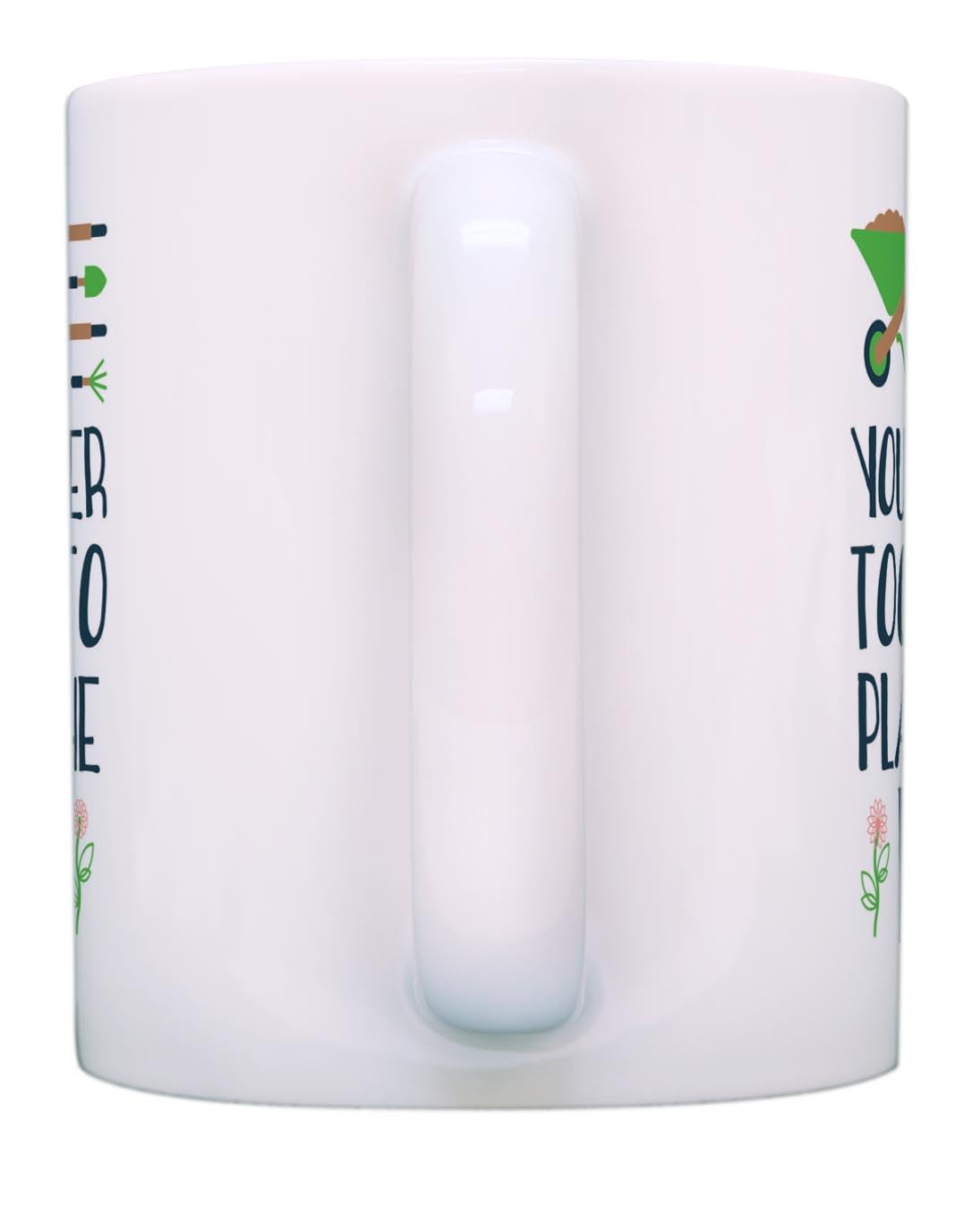 ThisWear Funny Gardener Gift Set You're Never Too Old to Play in the Dirt Gardener 2 Pack 11oz Ceramic Coffee Mug Set