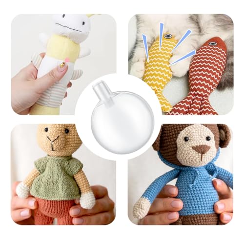 SGERUFZ 10 Stück Spielzeuglärm Quietscher Spielzeug Reparatur-Ersatz-Airbag für Spielzeug, Haustiere, Hundespielzeug (35 mm)