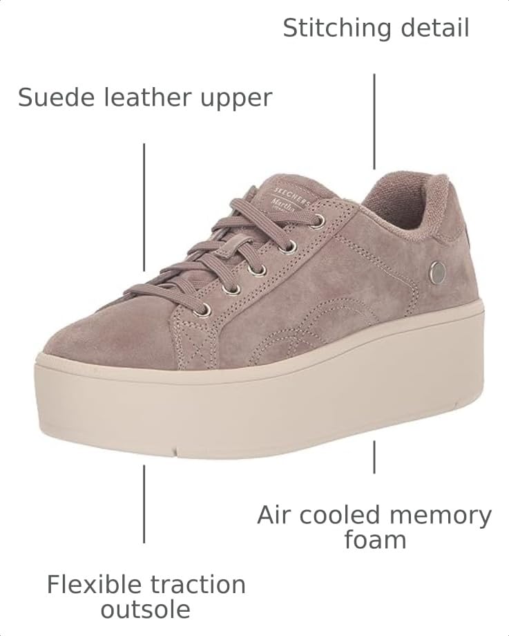 Image of Skechers Women's Martha Stewart Plateau - Chic Lady | Casual Shoes