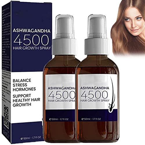 Blusoms Hairgrowth Formula Serum Spray, Blusoms 4500 Hair Growth Spray, Blusoms Hairgrowth Serum For Dry, Frizzy, Damaged Hair For Men And Women (2 Bottles) #TOP2