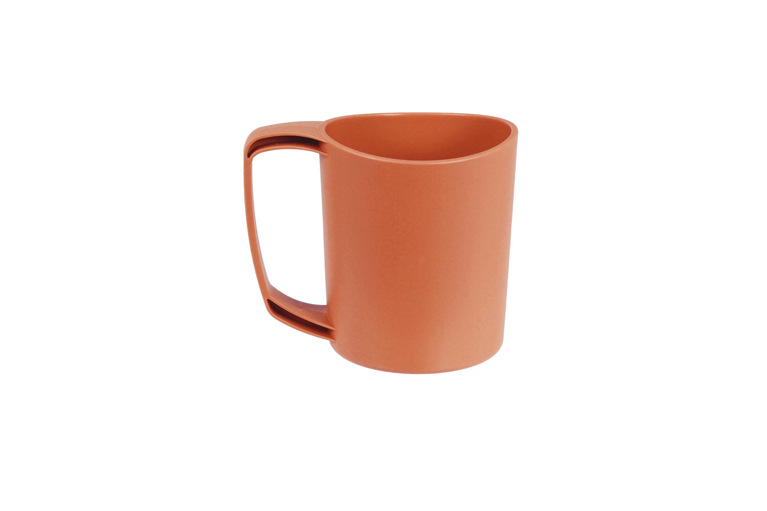 Lifeventure Ellipse Reusable Mug for Camping, Travel & Outdoor - Rust Orange