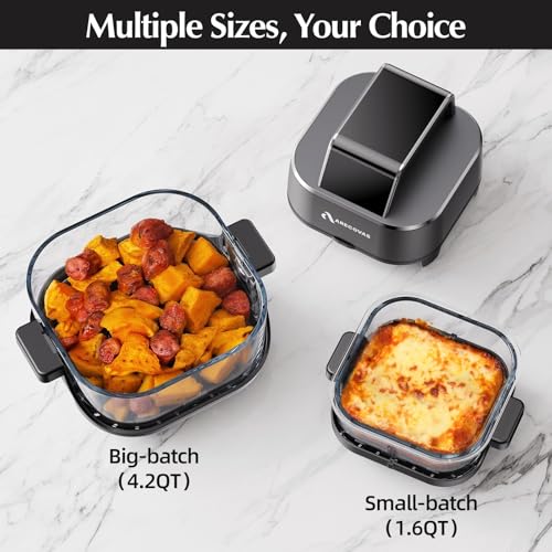 Arecovas 4 Air Fryer Review (2025): Max Crisp & Dishwasher Safe 5 Arecovas 4-in-1 Portable Glass Air Fryer