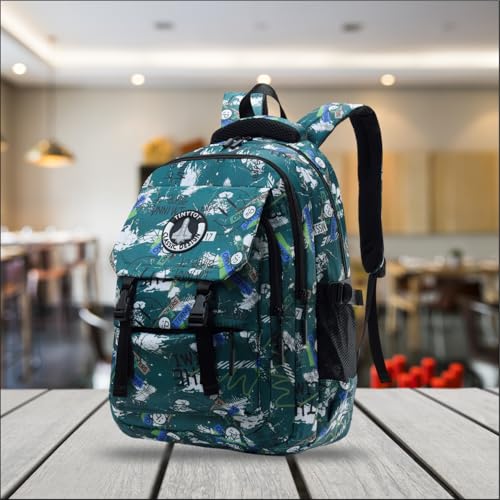 Image of Tinytot 30 Litre Waterproof School Backpack Bags for Women - Large 19 Inch Laptop Bag for Boys &Girls 12+ Years, College Bag for Girls and Boys, Men, Women - Ideal for Office, Travel, School, College