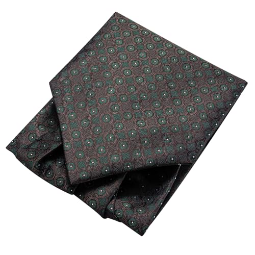 Image of Dubulle Paisley Floral Ascot for Men Self Tie Mens Cravat and Pocket Square Cufflinks Wedding