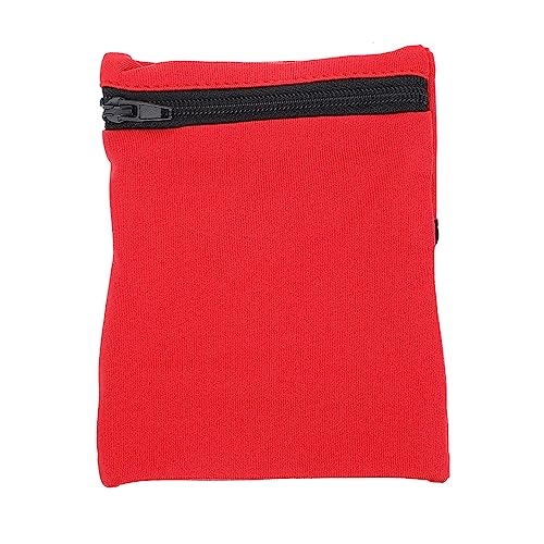 Mikikit 2pcs Running Wrist Bag Wrist Pocket Workout Phone Armband Arm Phone Holder for Cellphone Stand Exercise Phone Armband Workout Backpack Arm Bag Close-Fitting Polyester Red Fitness