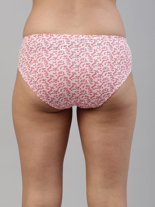 Image of VIP Feelings Amelie 102 100% Cotton High Coverage Stretchable Hipster Panty Combo Set for Womens with Inner Elastic Waistband