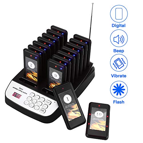 Restaurant Pager System, Elikliv Guest Paging System/Guest Waiting Pager/Wireless Call Paging System