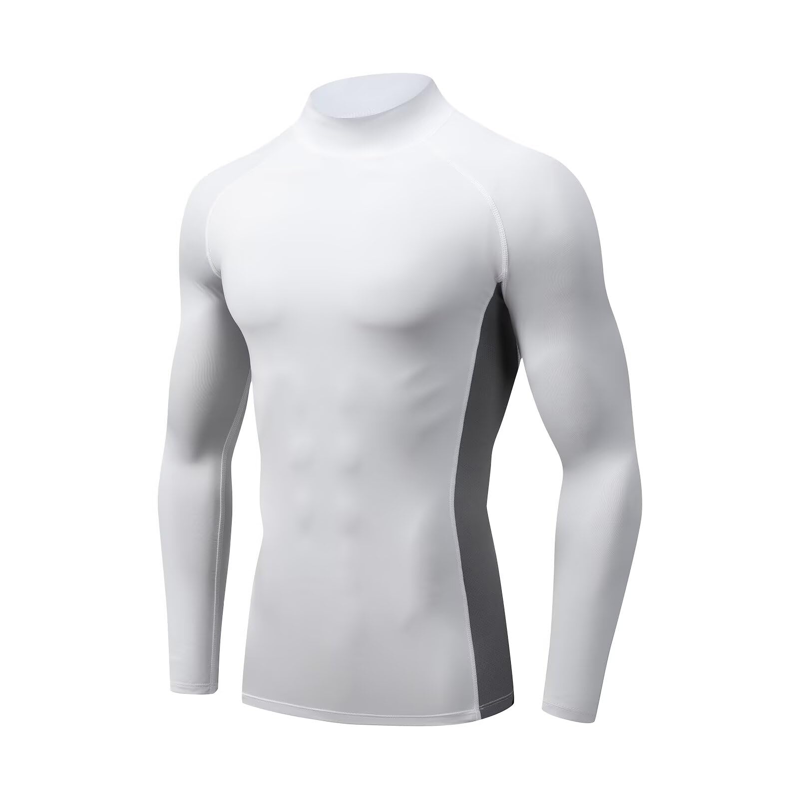 【値下げ】【499円】 TSTITONG メンズ 吸汗速乾 消臭 UVカット ハイネック コンプレッションウェア