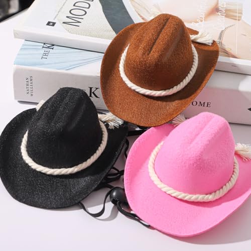 Set de disfraz cowboy para mascotas 6 piezas S miniatura 4