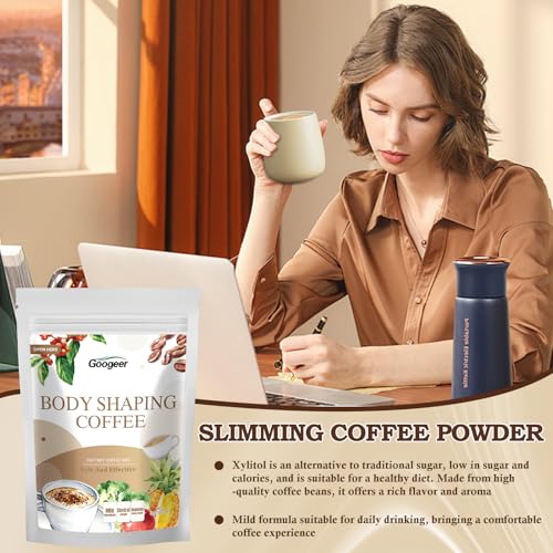 Abnehmen Kaffee 15 x 2g, Abnehmkaffee, Skinny Coffee, Alternative zum Detox Tee, Idealer Diät Kaffee zum Abnehmen, Fördert Verdauung Entgiftung