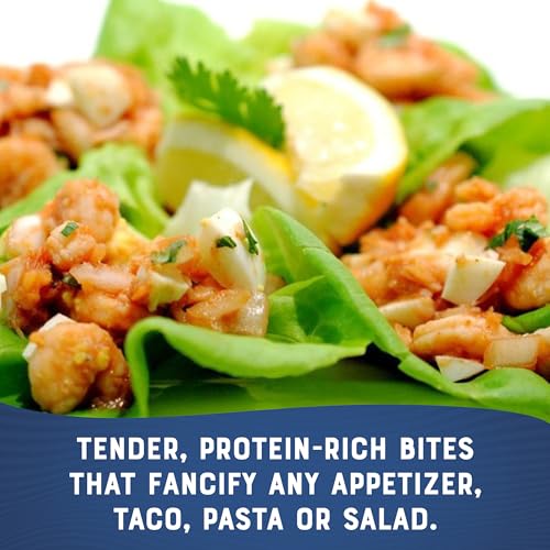 Image of Bumble Bee Tiny Canned Shrimp, 6 oz Can - Served in Water, Cooked, Peeled, Deveined - 22g Protein per Serving - Gluten Free (Pack of 6)