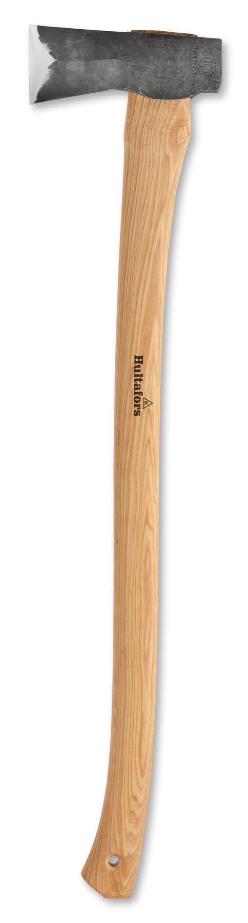 Handgeschmiedete Spaltaxt Kvillinge 795mm aus schwedischem Stahl I Hultafors I Geschmiedet in Schweden I 1900g Kopfgewicht I Premium Axt mit Holzstil & inkl.Lederschutz I Nachschleifbar I 841790