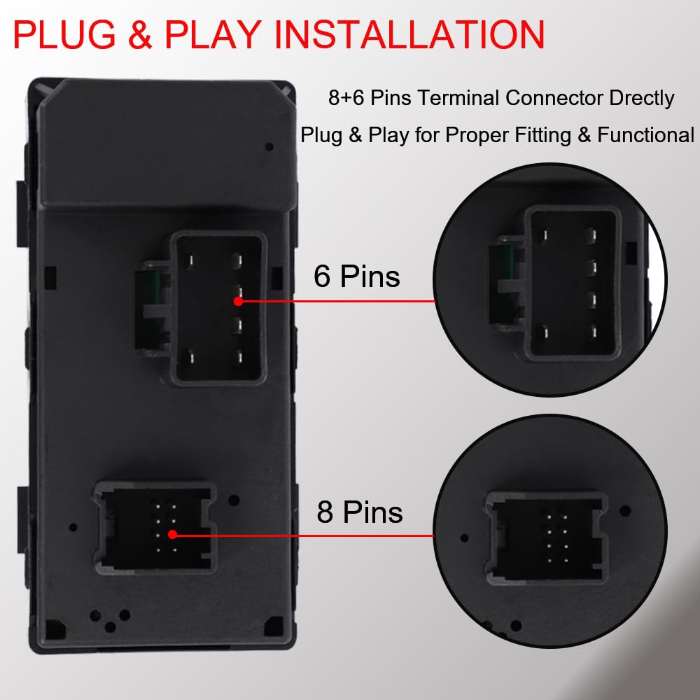56042463 96-98 Interrupteur De Vitre électrique Maître Avant Gauche