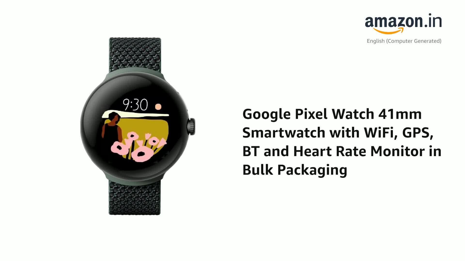 Google Pixel Watch ブラック 52-JD0718-23