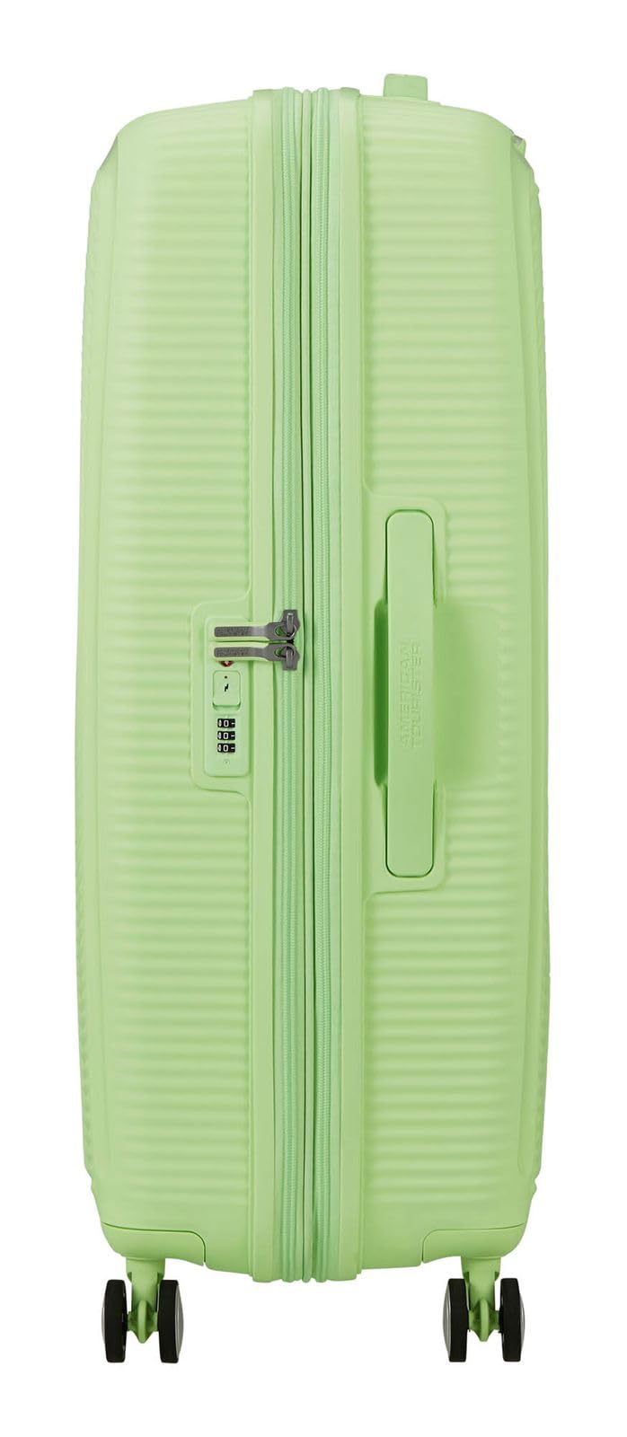 American Tourister carrello Soundbox Spinner 77/28 TSA EXP Trolley Kiwi Green verde chiaro
