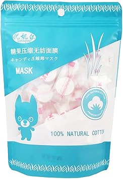 Sheet Mask Pack, Face Mask, Lotion Sheet, Rice Mask, Compression Type, Pack of 100