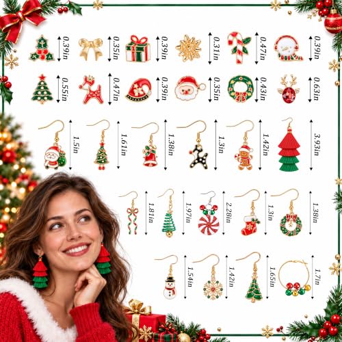 Christmas Earrings Set for Women - image 2
