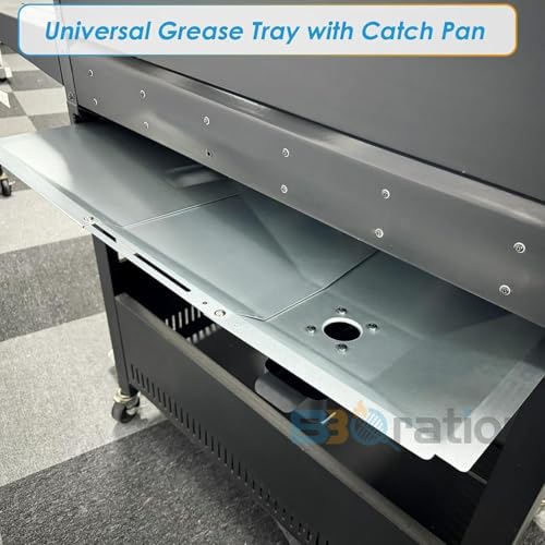 Image of Universal Grease Tray, Catch Pan and Disposable Drip Pan for 3 /4 /5 /6 Burner